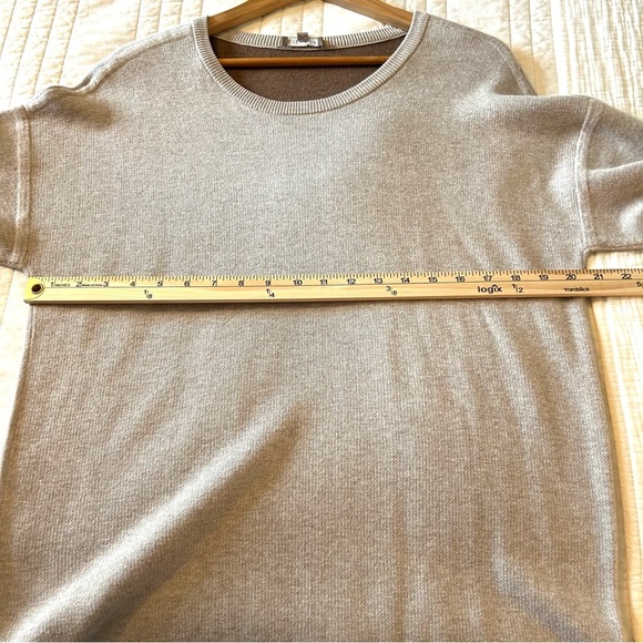 Lilla P Midi Wheat Knit Sweater Dress. Size Large. - Picture 10 of 13